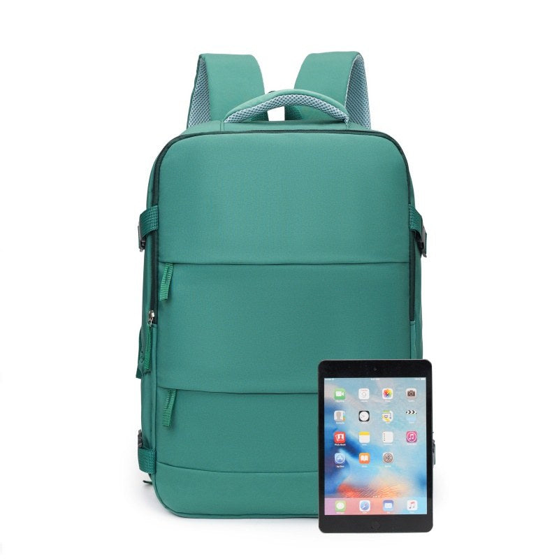 lightweight large capacity travel luggage bag with laptop compartment