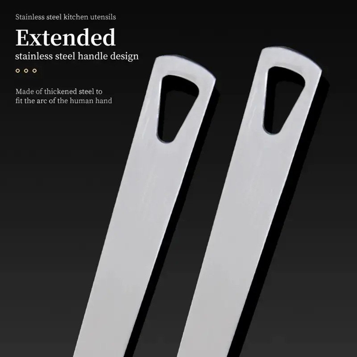 5 piece stainless steel cooking utensil set