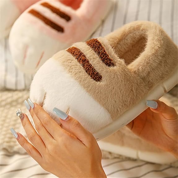 Cozy Cat Paw Slippers