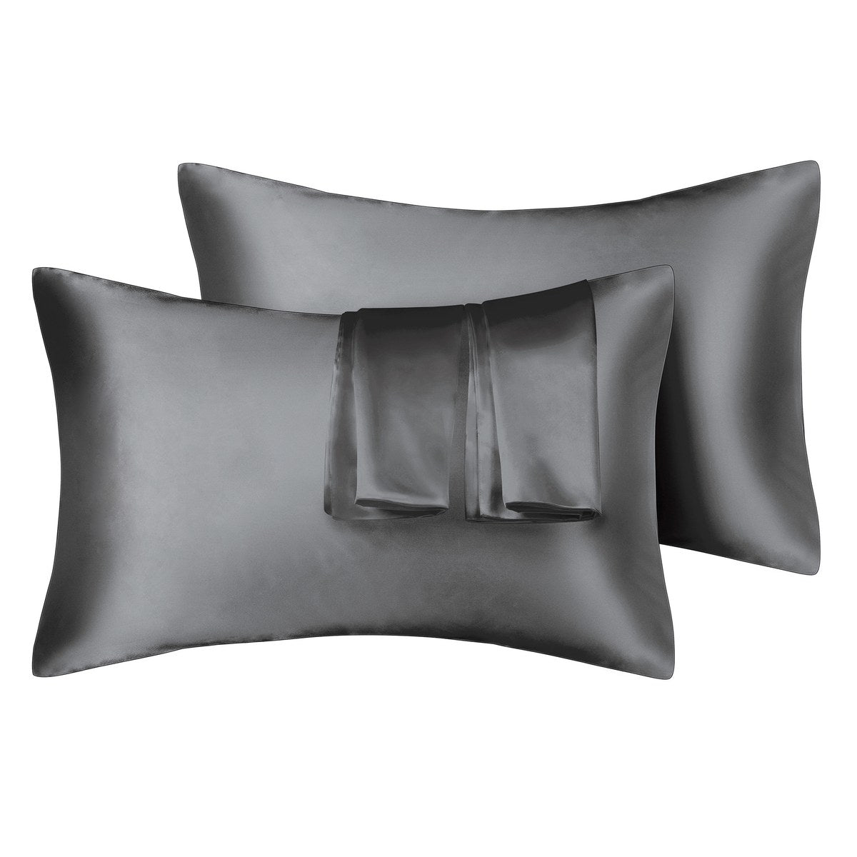 75D satin silk pillowcase in soft colours