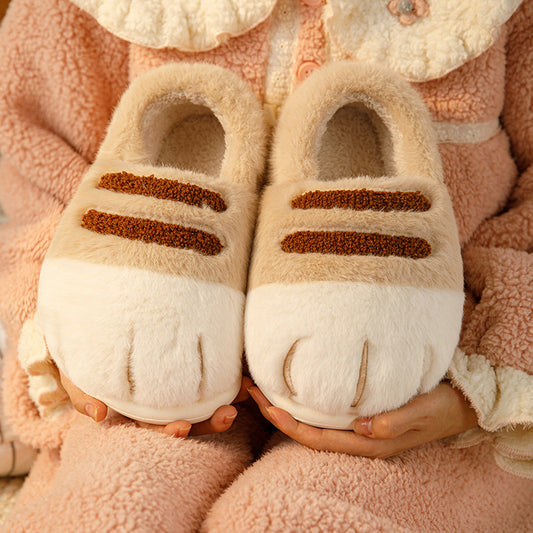 Cozy Cat Paw Slippers