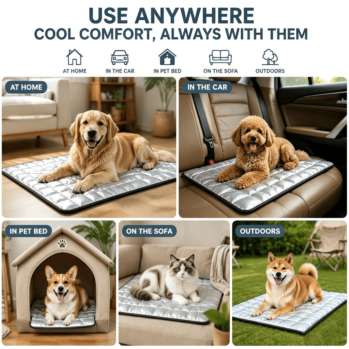 a must-have when going out.multi-use pet pad, waterproof, machine