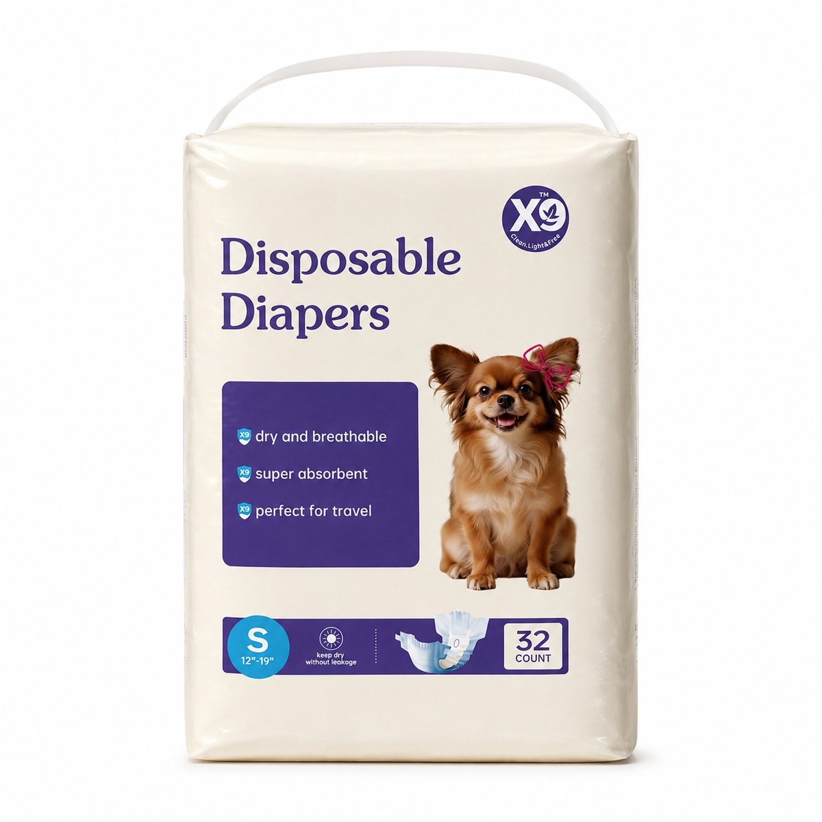 disposable female dog diapers