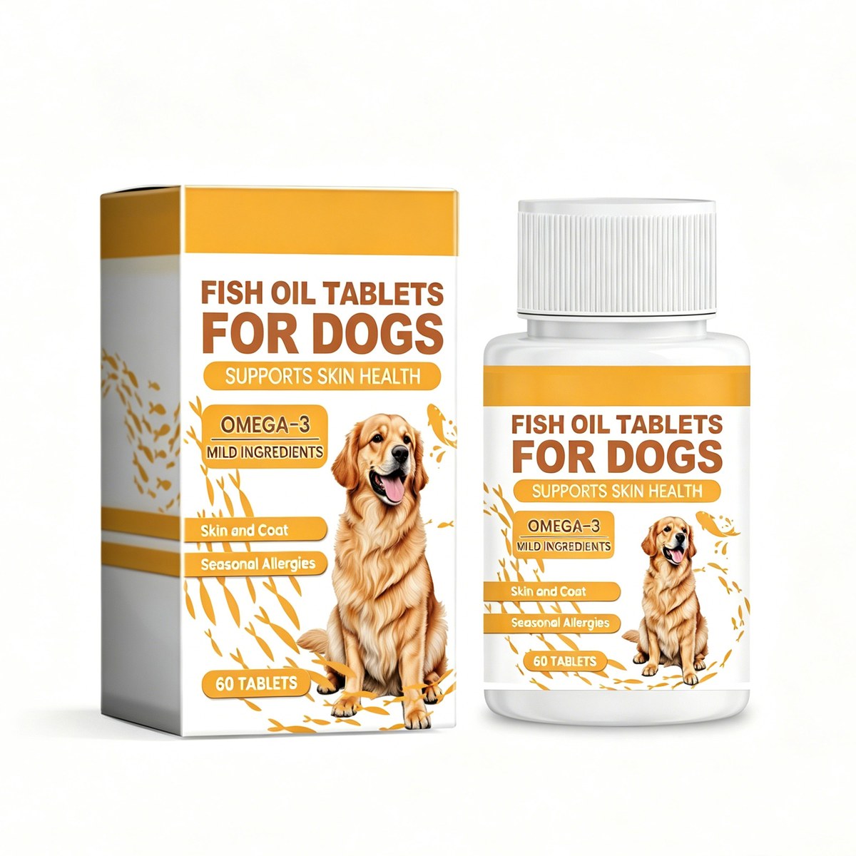 dog fish oil chewable tablets,3 skin & coat supplement for itchy skin