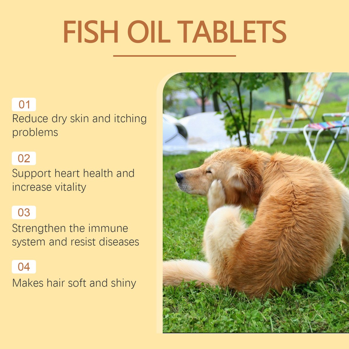dog fish oil chewable tablets,3 skin & coat supplement for itchy skin