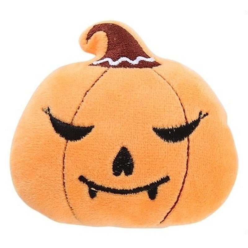 Halloween catnip plush cat toy - pumpkin