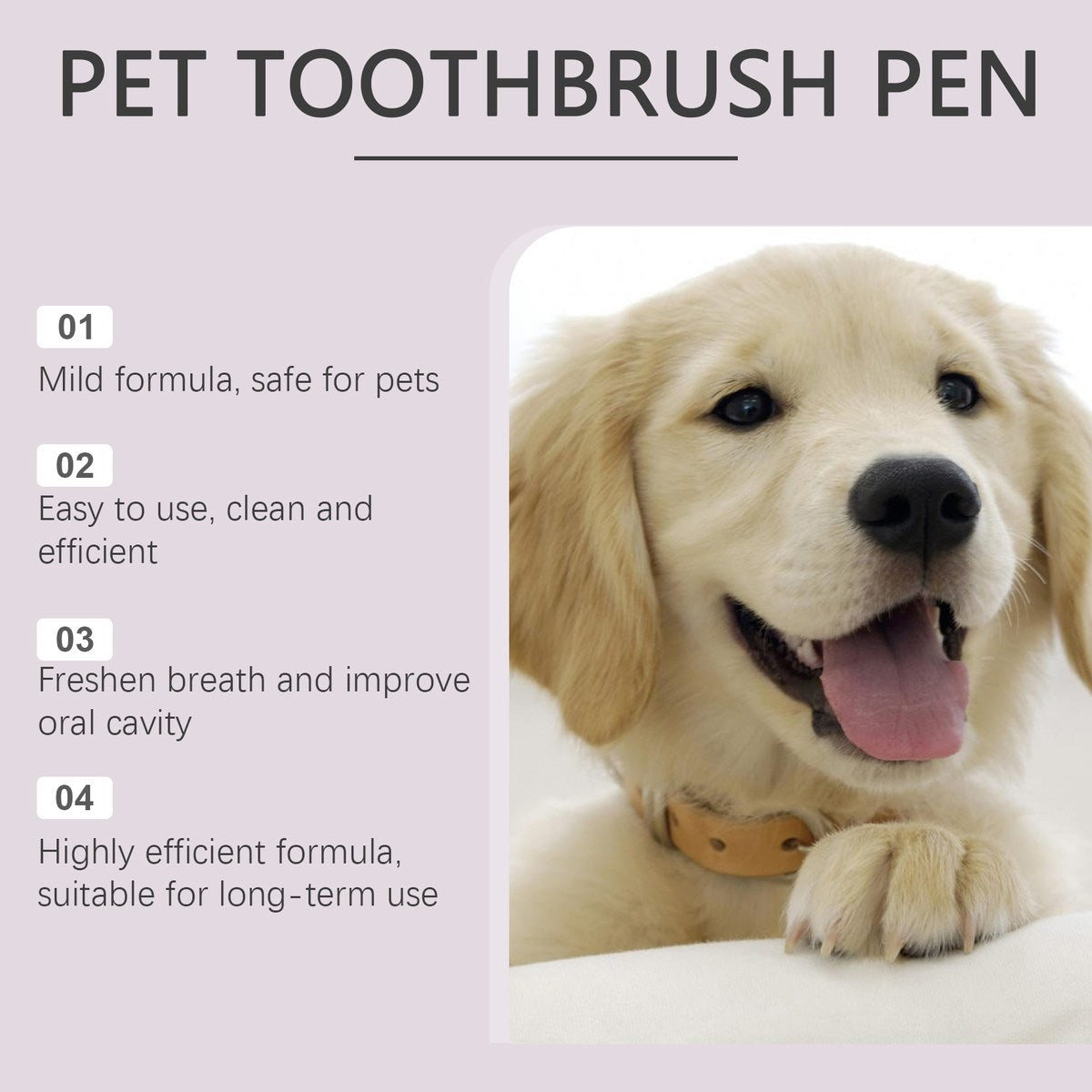 pet dental toothbrush pen 2pack dog cat plaque tartar remover, freshe
