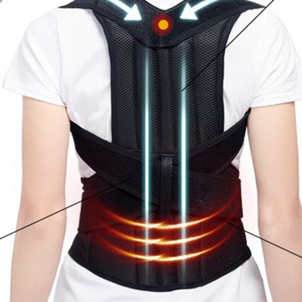 adjustable posture corrector back brace
