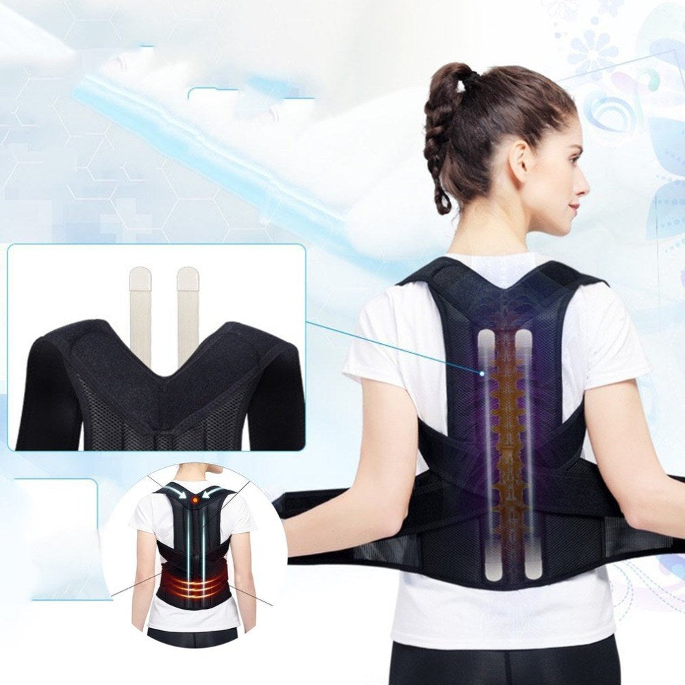 adjustable posture corrector back brace