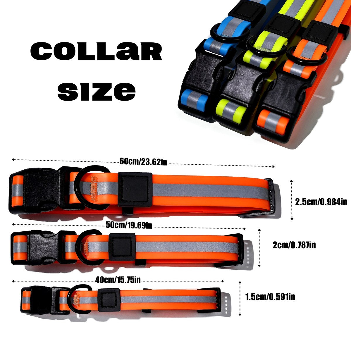 reflective leash set it can reflect light sources effectively enhancing