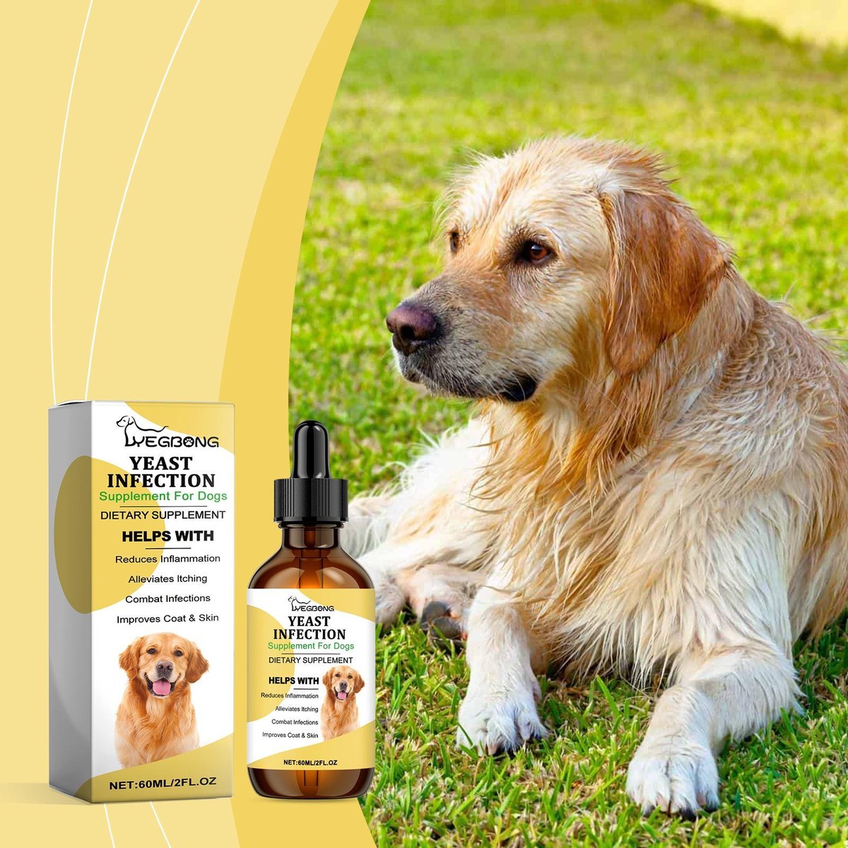 yebang pet herbal supplement herbal yeast supplement for soothing pet